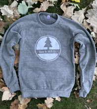 Load image into Gallery viewer, Unisex Pine Crew Sweatshirt - Grey/Slim Fit