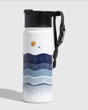 Load image into Gallery viewer, United By Blue Waves 18 oz. Insulated Steel Water Bottle