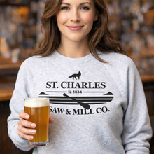 Load image into Gallery viewer, Life is Good On the Fox St. Charles Crew - Tri-Ash