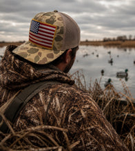 Load image into Gallery viewer, Saw &amp; Mill XL Flag Hat - Camo