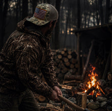 Load image into Gallery viewer, Saw &amp; Mill XL Flag Hat - Camo