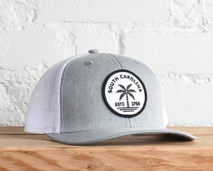 South Carolina Palms Snapback - Grey