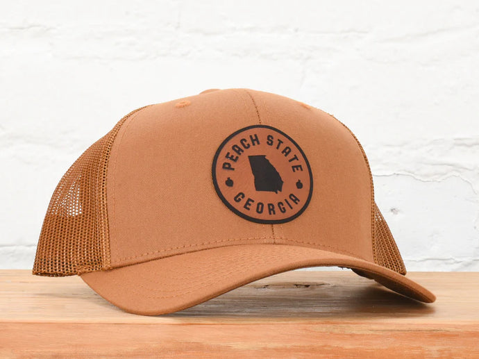 Georgia Peach State Snapback- Brown