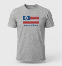 Load image into Gallery viewer, Saw Blade and Stripes Tee