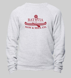 Life is Good On The Fox Batavia Crew - Tri-Ash