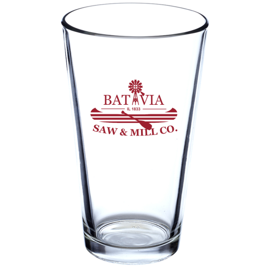 Life is Good On the Fox - Batavia 16 oz Pint Glass