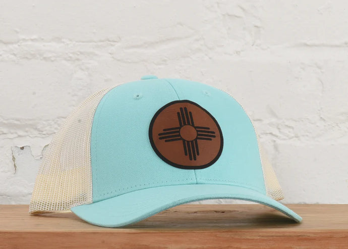 New Mexico Ghost Ranch Snapback - Aruba Blue