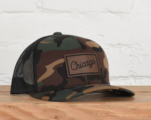Classic State Illinois - Chicago Script Snapback