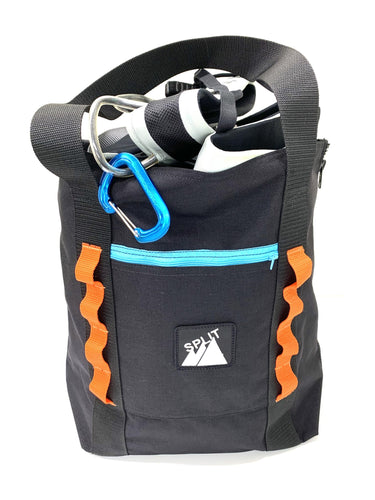 Split Tote Bag - Black