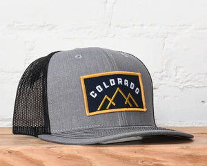 Classic State Colorado Mountains Snapback