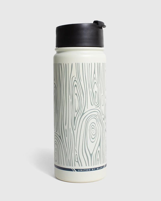 United By Blue Woodgrain 18 oz. Travel Bottle