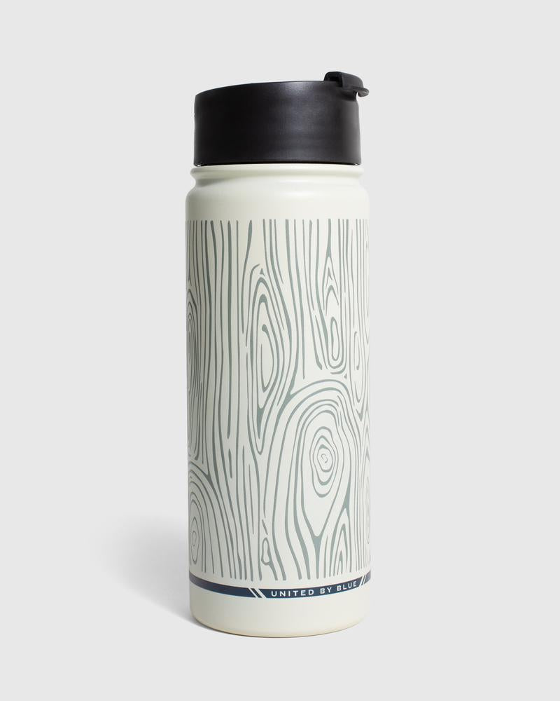 United By Blue Woodgrain 18 oz. Travel Bottle