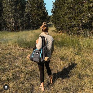 Split Tote Bag - Black
