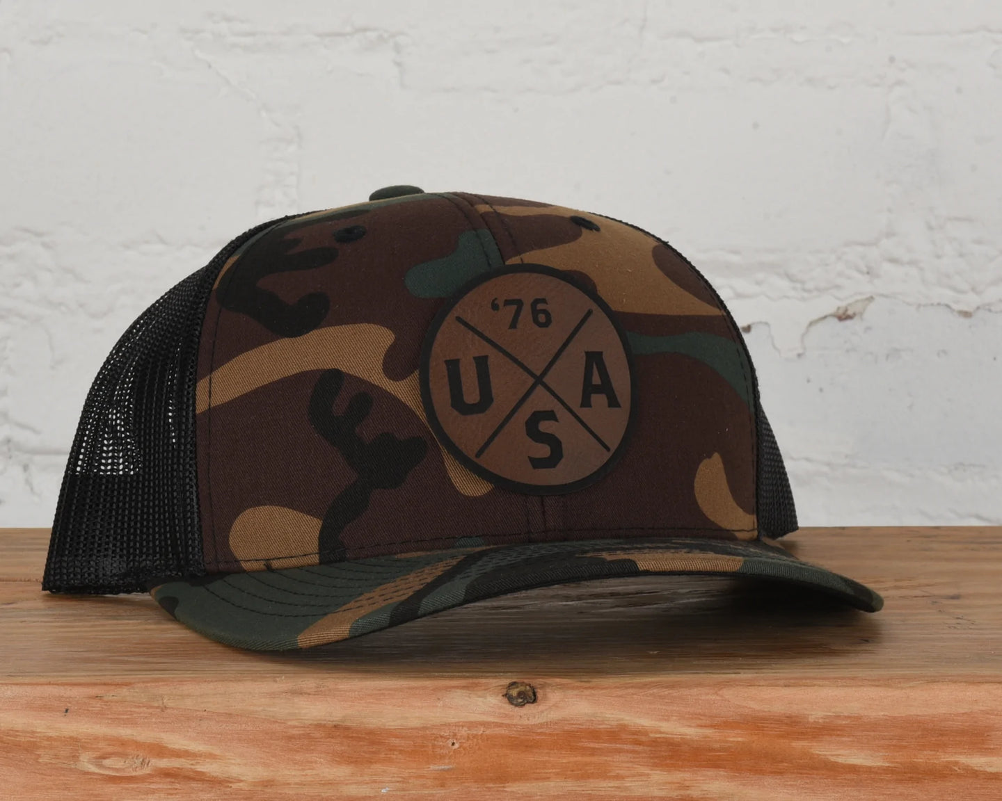 Classic State Liberty Leather Patch Snapback
