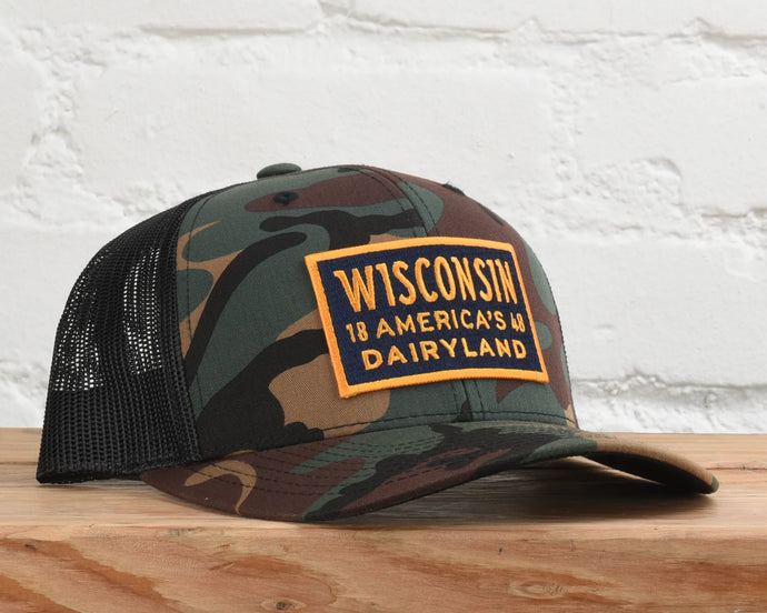 Classic State Wisconsin Dairyland Snapback