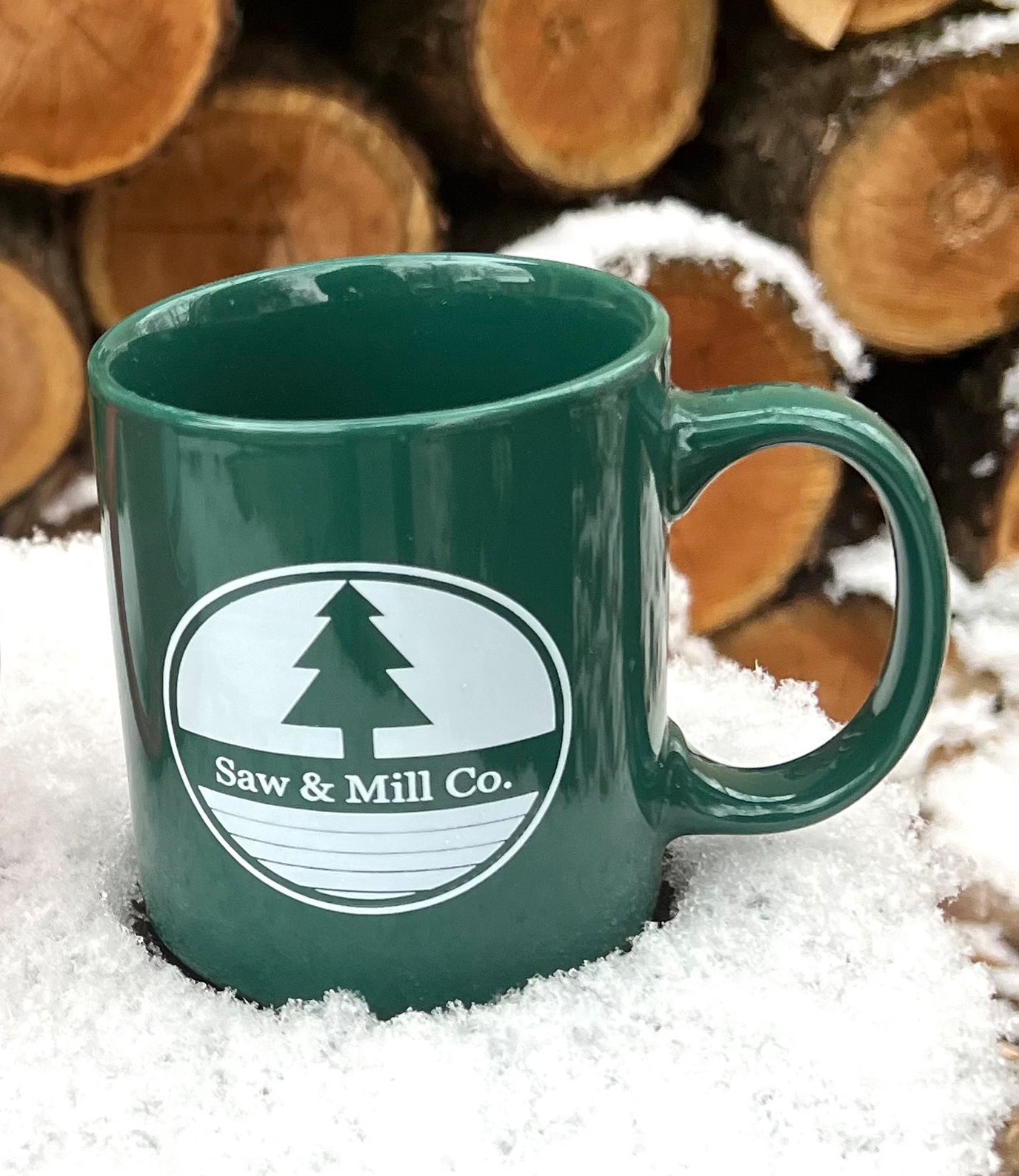 Saw & Mill Company Logo Mug