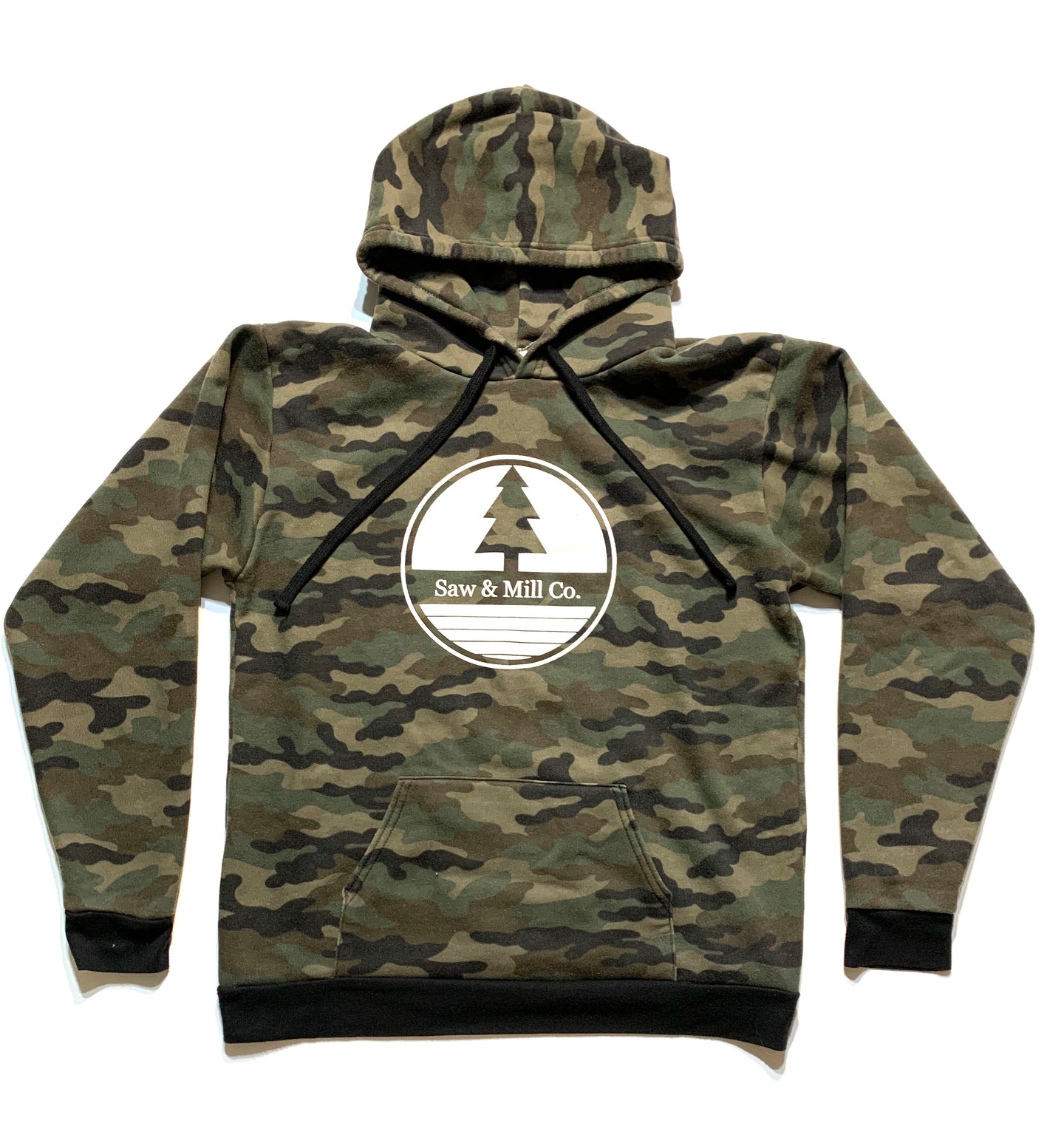 Unisex Camo Circle Logo Hoodie