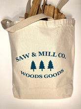 Load image into Gallery viewer, Saw &amp; Mill Company Canvas Kindling Bag