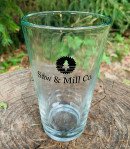 Saw & Mill Co. 16 oz Pint Glass