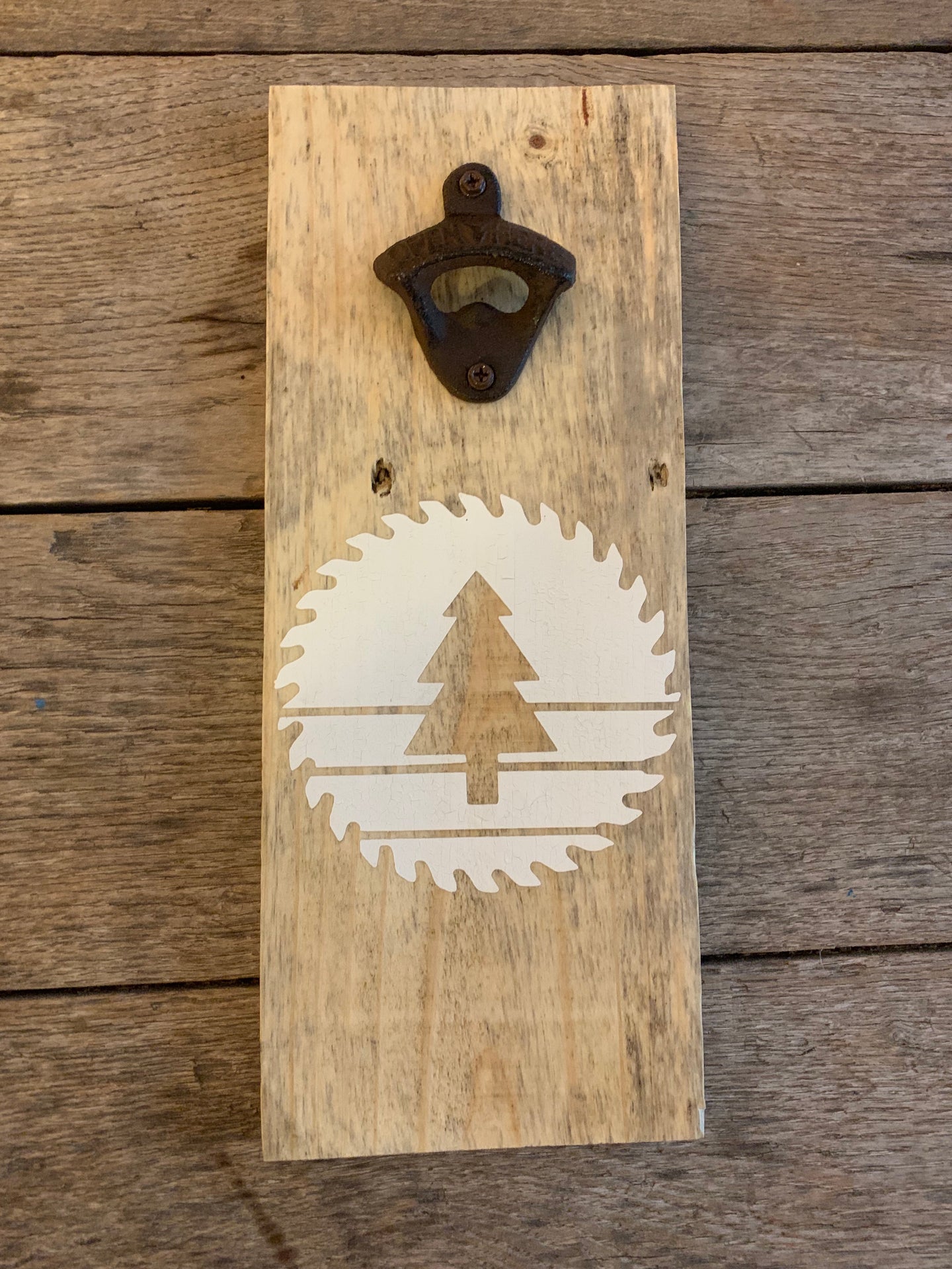 Saw & Mill Wall Mount Bottle Opener