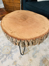 Load image into Gallery viewer, Pair of 26 inch Bark Rounds with Hair Pin Legs