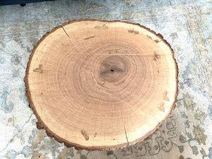 Pair of 26 inch Bark Rounds with Hair Pin Legs