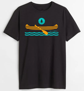 Unisex On the River T-Shirt - Black