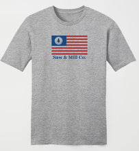 Load image into Gallery viewer, Saw Blade and Stripes Tee